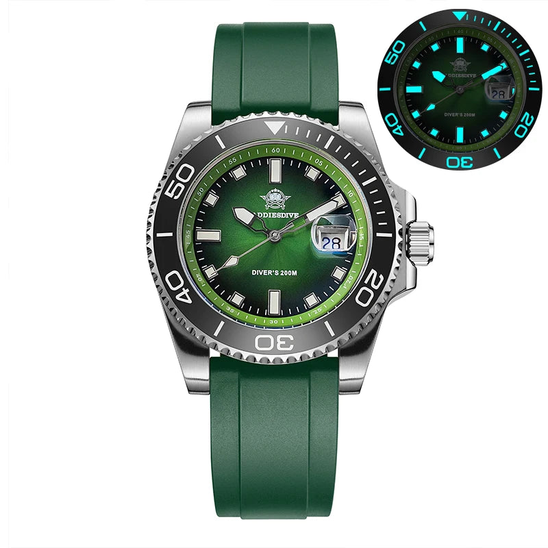 Luxury Men's Diving Watch - 200M Waterproof & Luminous