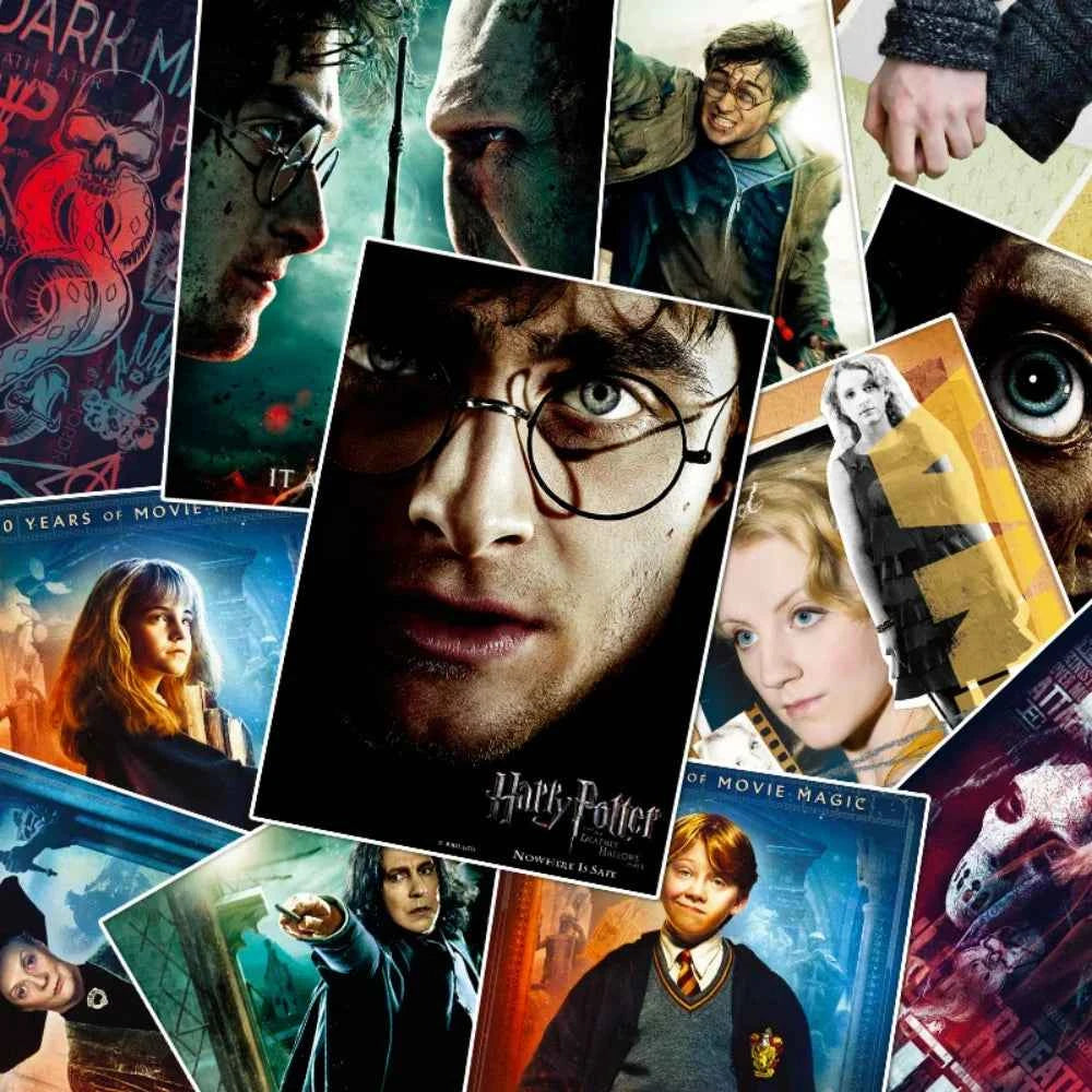 Premium Harry Potter Poster Wall Art Set - Movie Decor