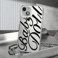 Elegant English Letters Phone Case - Premium Design