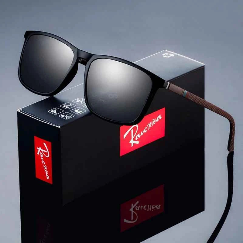 Designer Square Polarized Sunglasses - UV400 Driving Eyewear