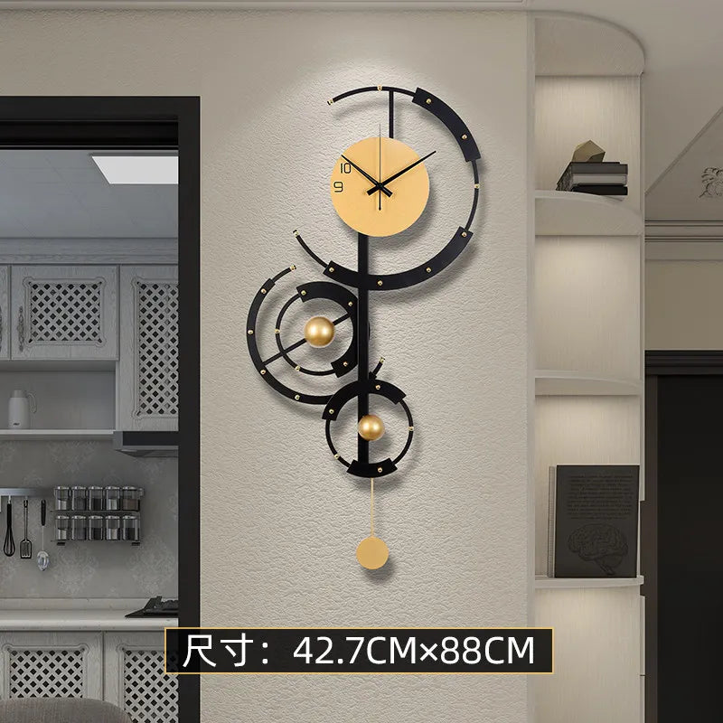 Elegant Premium Nordic Wall Clock - Modern Digital Design
