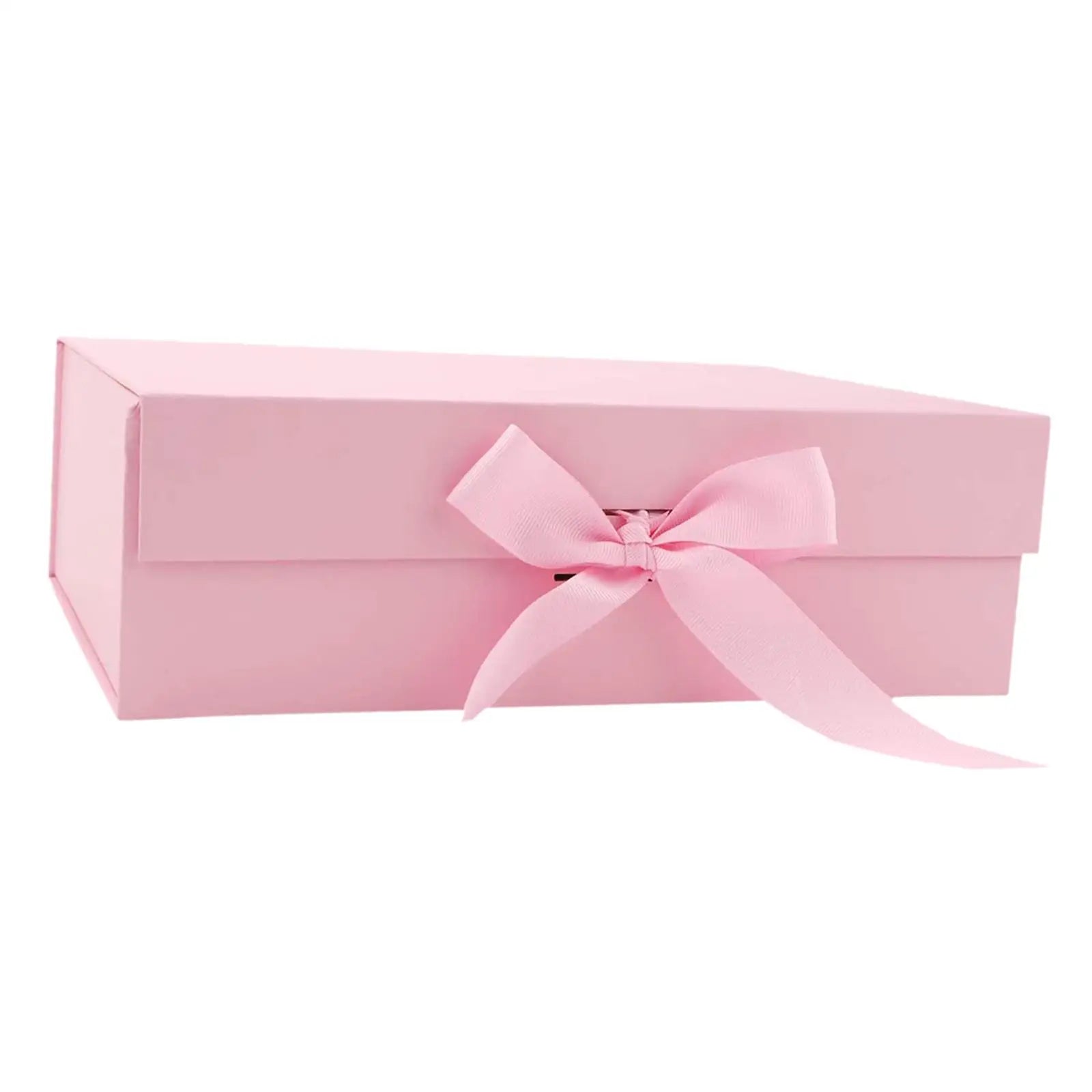 Elegant Large Gift Box with Ribbon Closure - Reusable