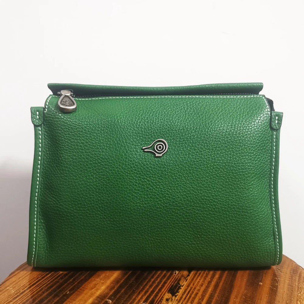 Premium Leather Crossbody Bag - Soft Shoulder Handbag