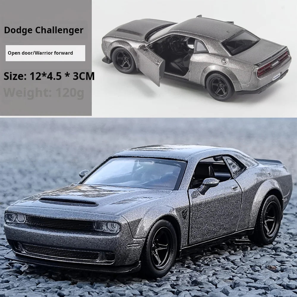 Premium 1970 Dodge Charger Alloy Model - Pull Back Sports Car