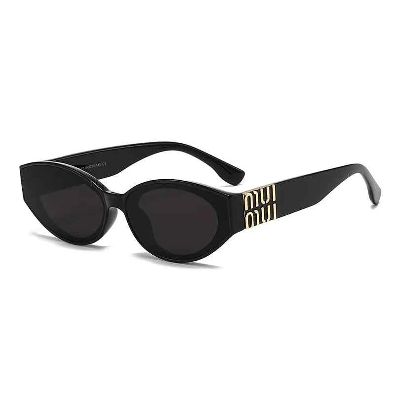 Minimalist Oval Sunglasses - Premium UV400 Protection