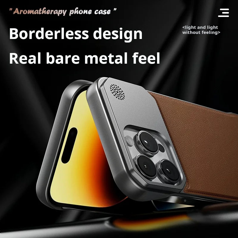 Premium iPhone Leather Case Magsafe - Magnetic & Frameless Armor