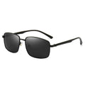 Luxury Oversized Metal Square Polarized Sunglasses - UV Protection