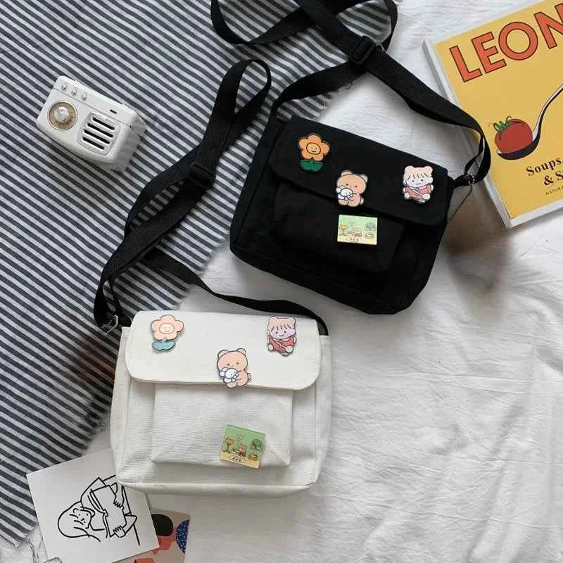 Premium Japanese Harajuku Bag - Versatile Student Crossbody
