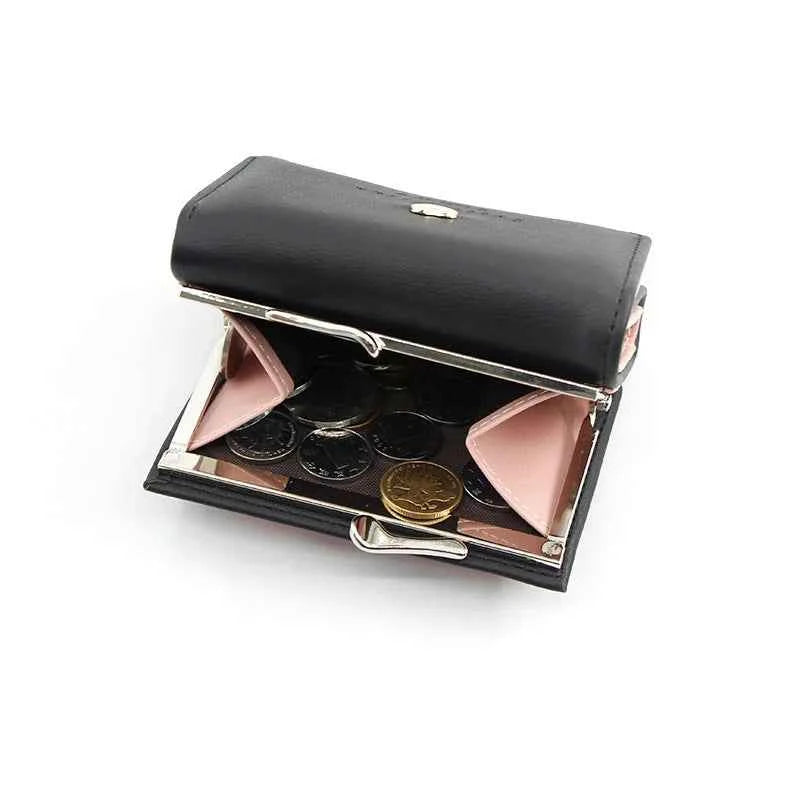 Luxury Women Mini Wallet - Compact Leather Card Holder