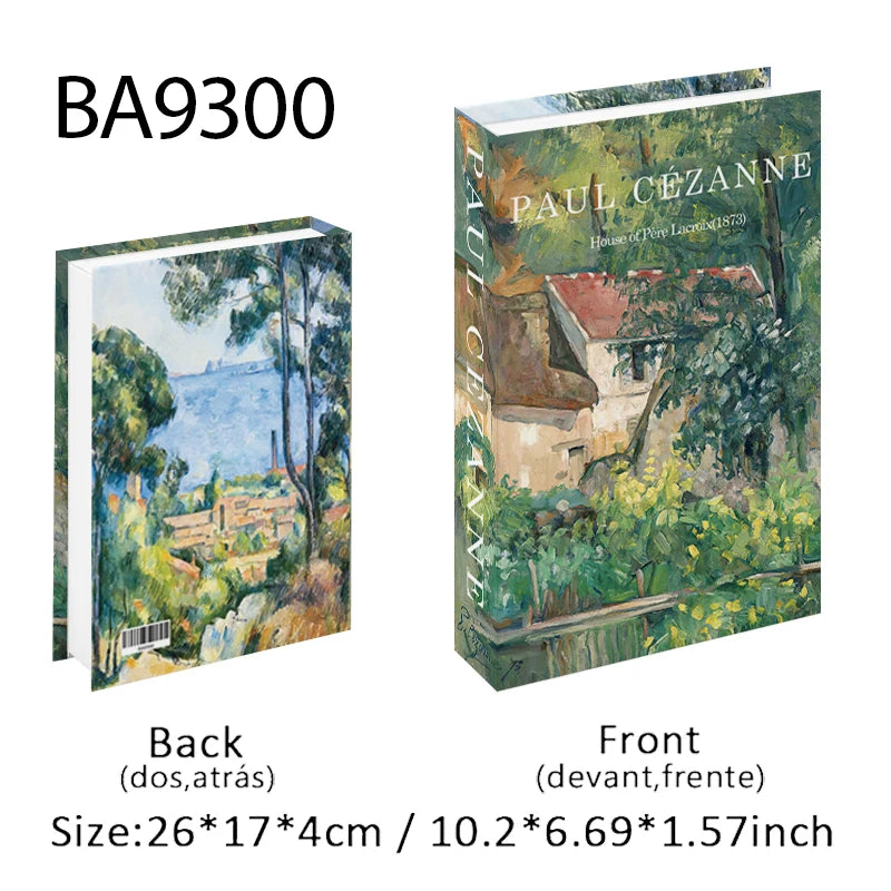 Elegant Luxury Decorative Books - Van Gogh Monet Picasso Series