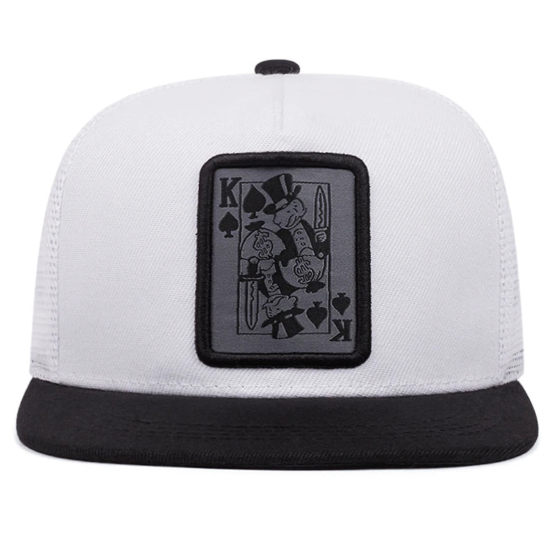 Premium Hip Hop Caps - Playing Card Snapback