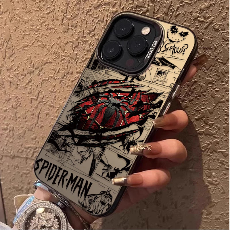 Spider man phone case - premium matte back cover with anti-fall protection