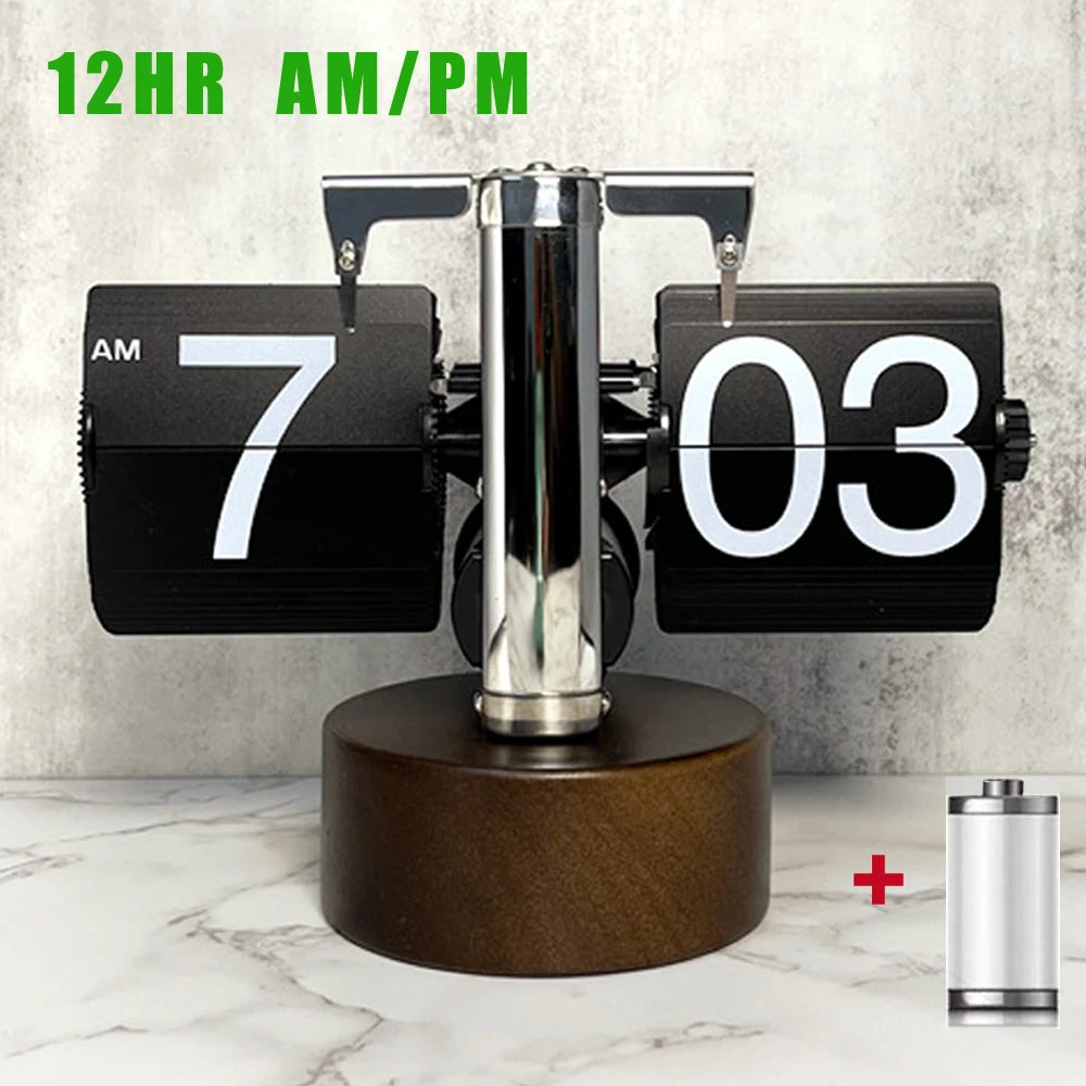 Elegant Automatic Flipping Clock - Modern Home Decor