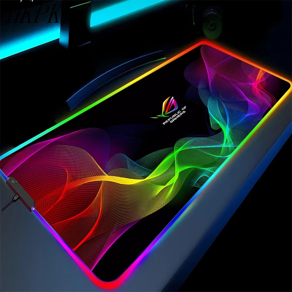 Premium RGB Gaming Mouse Pad – XXL Anime Desk Mat