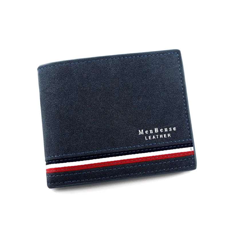 Luxury Slim Men's Wallet with Zipper Coin Pocket & Card Holder