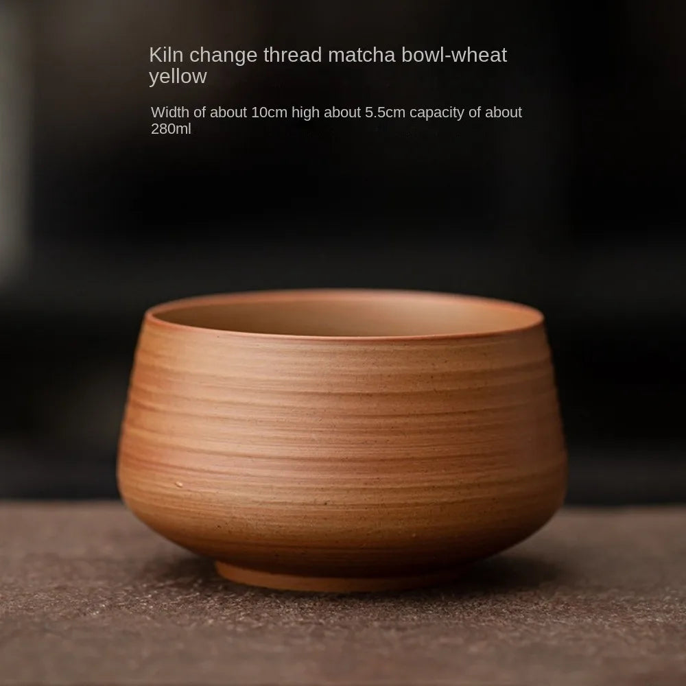 Premium Ceramic Matcha Bowl - Smooth Large Capacity