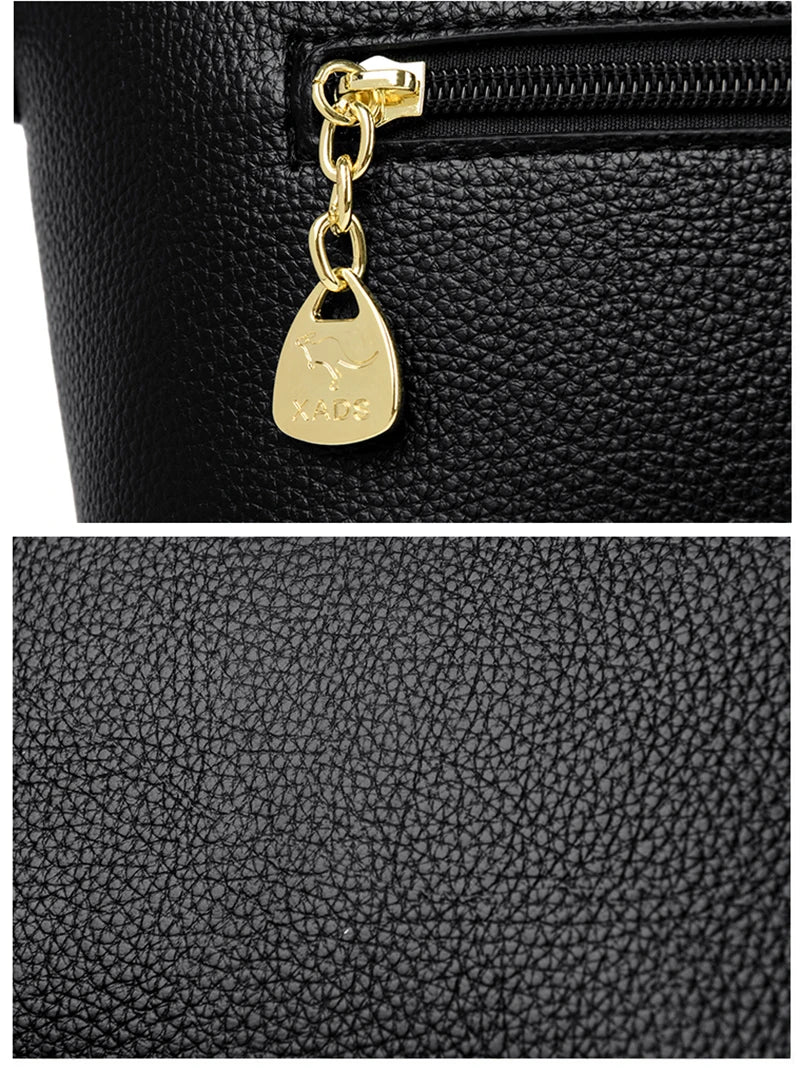 Luxury Leather Tote Bag - Elegant & Spacious