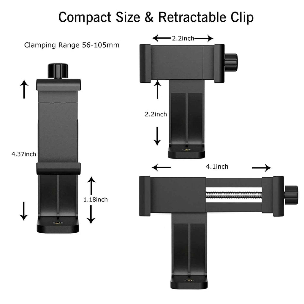 Professional Chest Strap Phone Holder - Hands-Free Mount Bracket