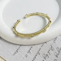 Elegant Diamond Brushed Bracelet - Women's Fashion Jewelry