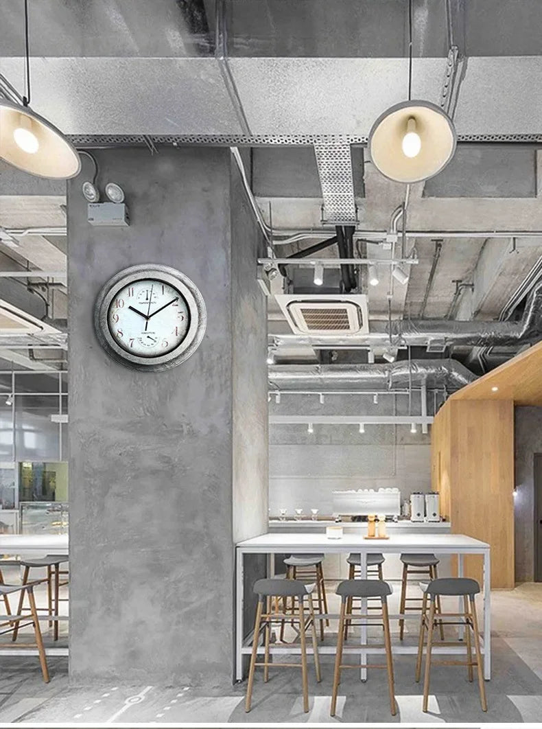 Premium Waterproof Wall Clock - Silent & Stylish Decor