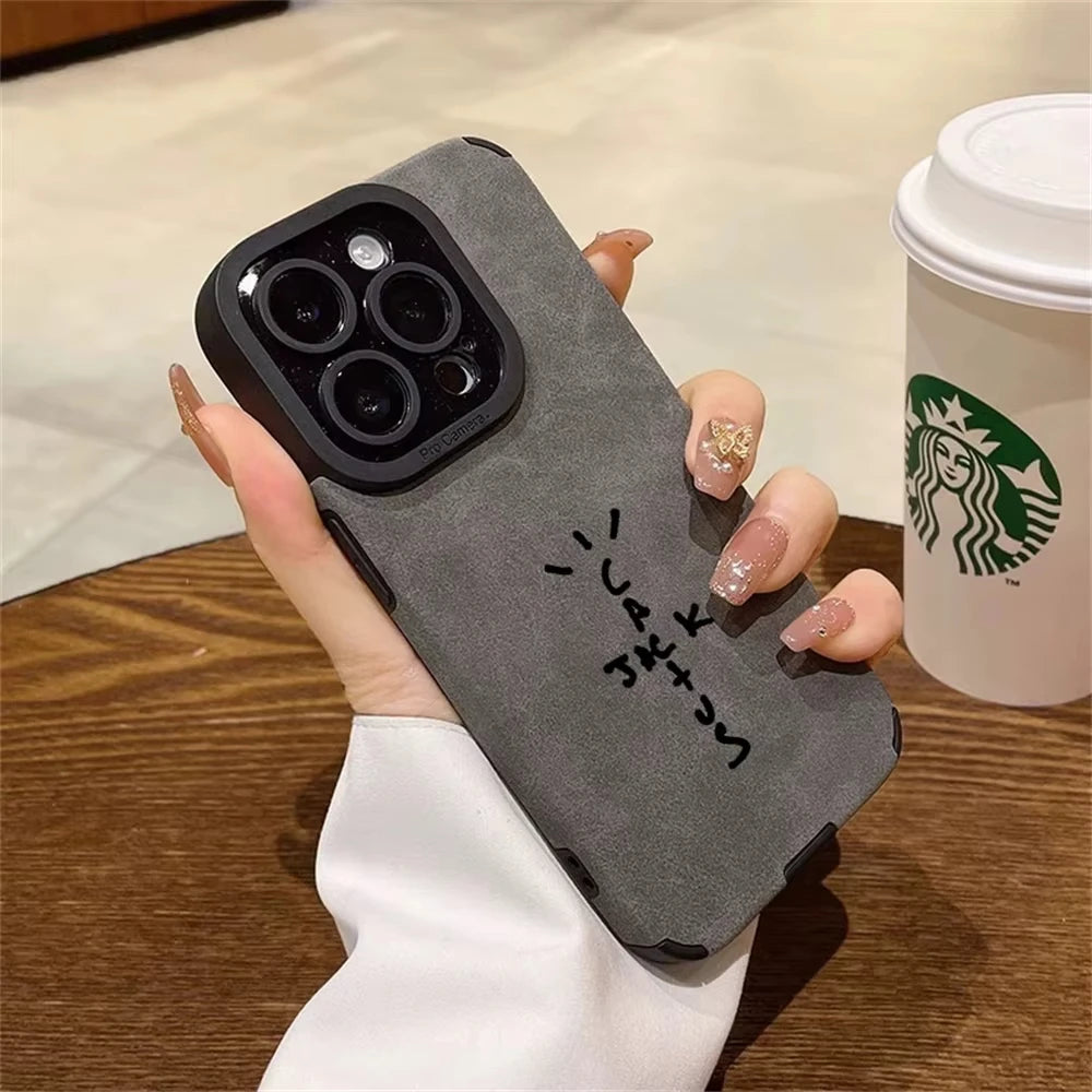 Premium Leather iPhone Case - Full Protection Flip Cover