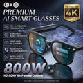 Advanced Smart Glasses - 4K Camera & AI Translation