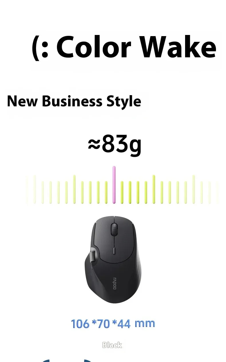 Premium Ergonomic Wireless Gaming Mouse - Lightweight & Magnetic Scroll