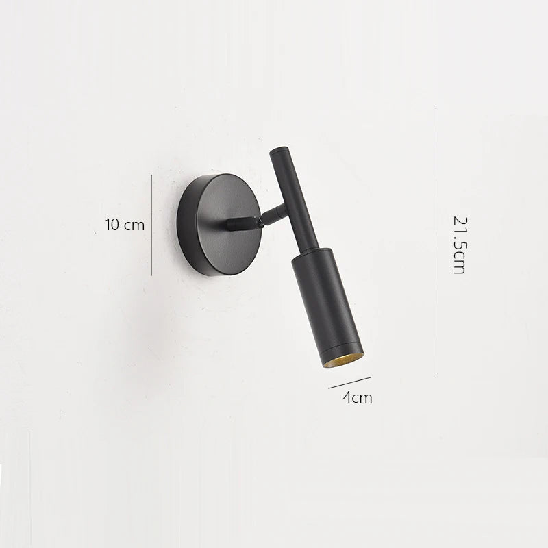 Elegant Rotatable Sconce Light - Metal Body LED Lamp