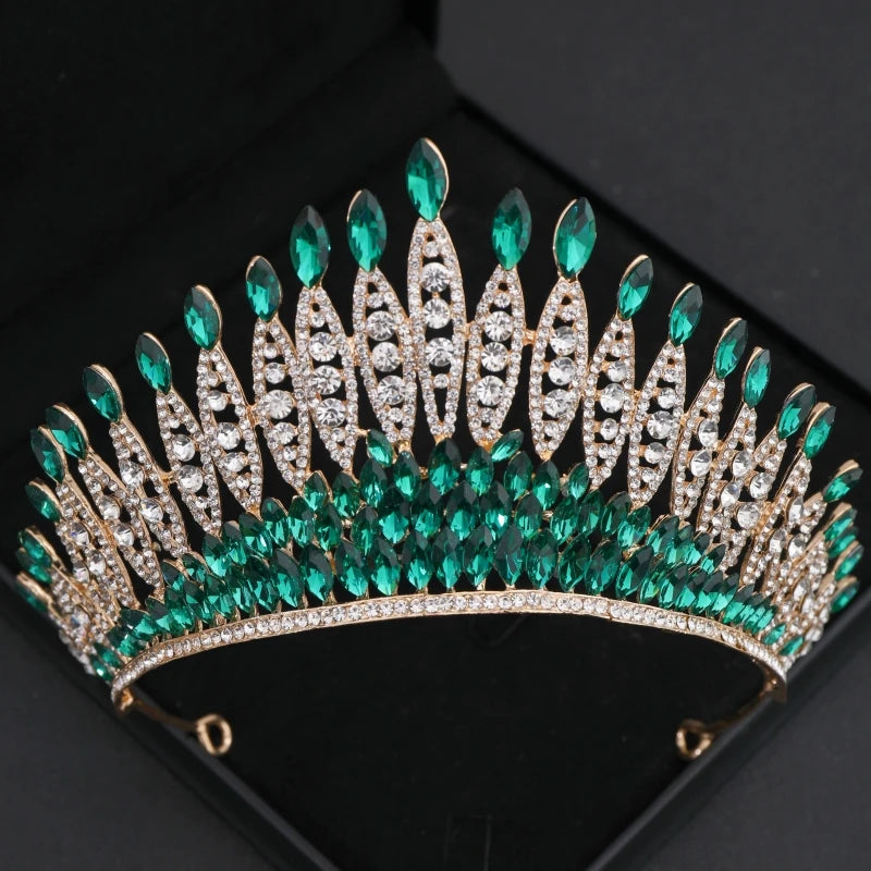 Luxury Crystal Crown & Bridal Jewelry Set
