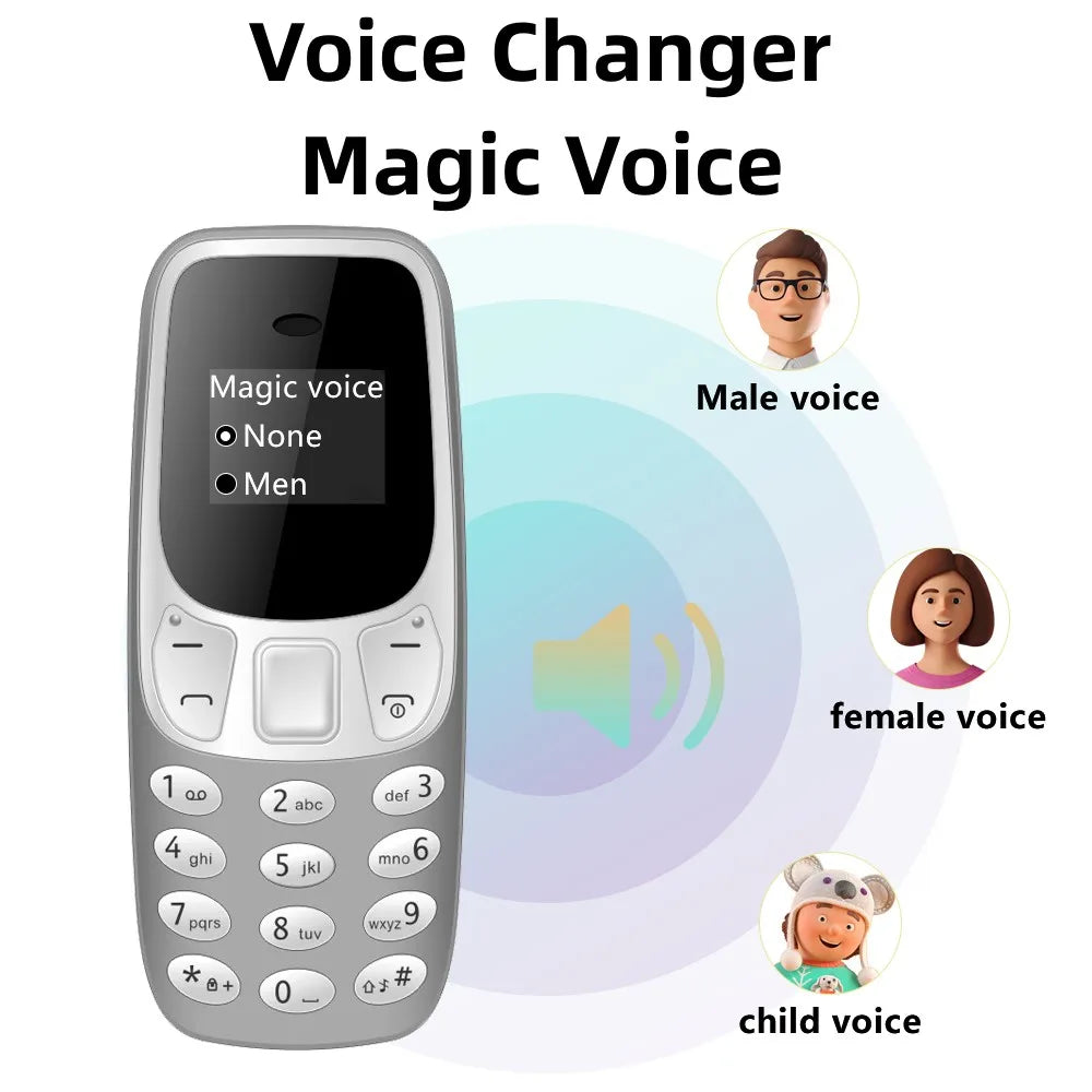 Compact Mini Mobile Phone - Unlocked Dual SIM & Bluetooth Dialer