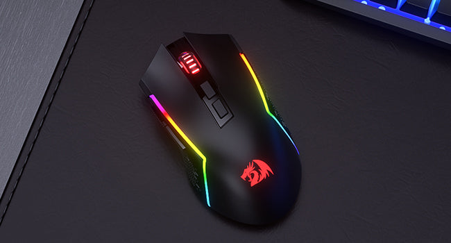 Premium Wireless Gaming Mouse - 12800 DPI, 3-Mode, 7 Macro Buttons