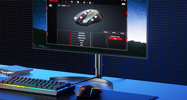 Premium Wireless Gaming Mouse - 12800 DPI, 3-Mode, 7 Macro Buttons