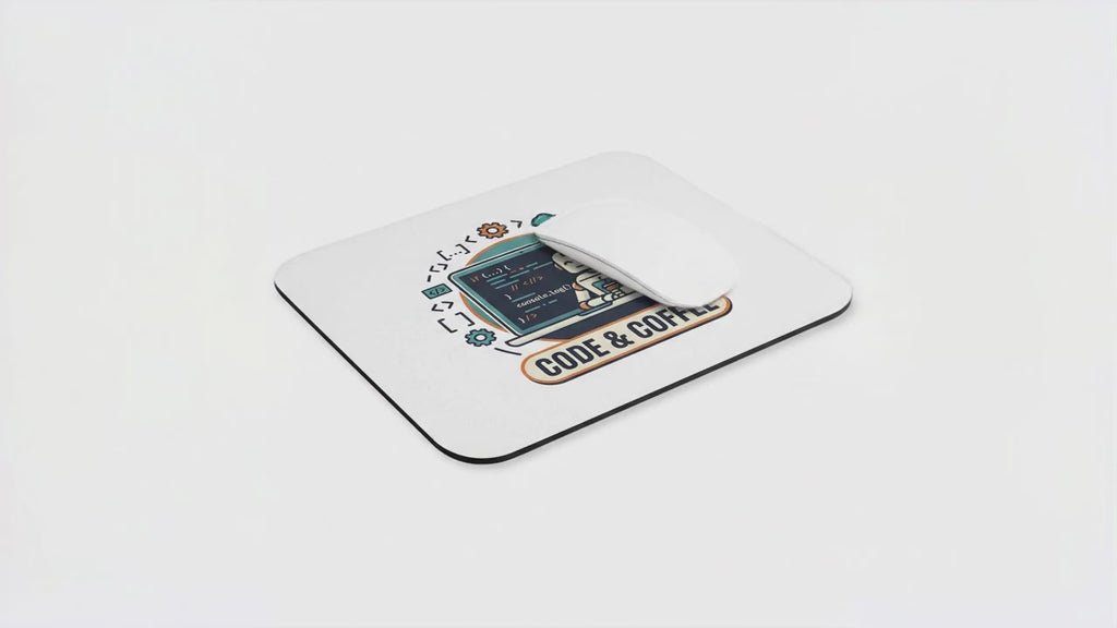 Premium Code Coffee Mouse Pad - Programmer's Desk Essential
